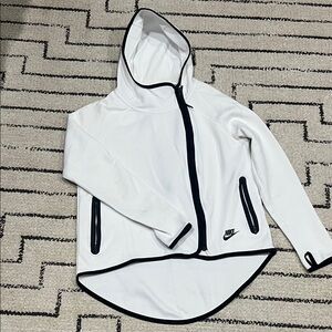 Nike White Hoodie with Black Accents